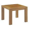 Modway Furniture Upland Outdoor Patio Wood Side Table, Natural EEI-2709-NAT